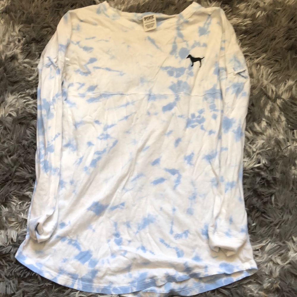 Long Sleeve Tie-Dye PINK T-shirt